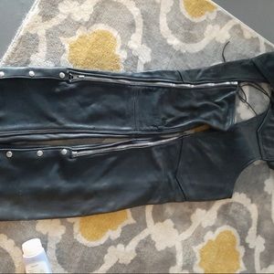 Leather women’s chaps